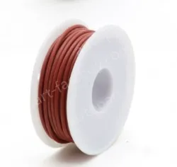 Silicone high temperature cable 26AWG Brown