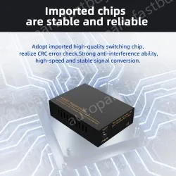 1 Port 100M F(x) + 1 Port 10/100M T(x) Ethernet fiber optic transceiver