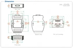 UOTEK Industrial RS-232 to RS-485/422 Converter with Isolation