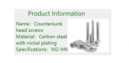 Electronic screws M1.2*2