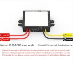 AC to DC power converter transformer step-down module regulator AC24V36V to DC12V 3A large plastic