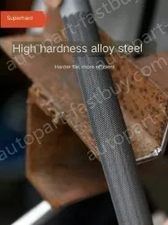 Fine-toothed square file 12 inches with a total length of 430mm