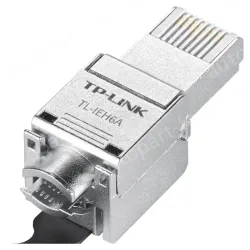 Category 6 shielded industrial network crystal head