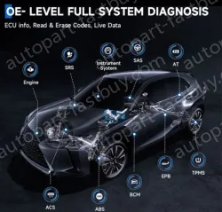 ANCEL FX5000 Automotive Code Reader OBD Full System Diagnostic Tool