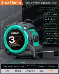 Drop resistance, wear resistance/rubber lagging self-locking: 3m&times;16MM class II. accuracy