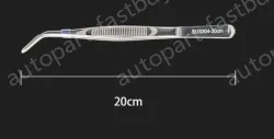 Stainless steel tweezers Curved round head (304 models) 20cm