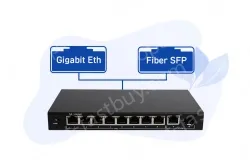 10-Port gigabit PoE switch