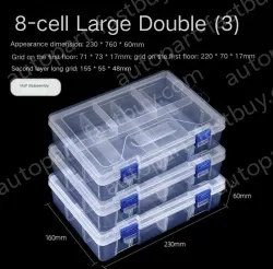 Shoot 1 shot 3 thickened material 8 grids double-layered