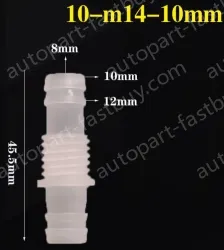 10-M14-10-Feed-through plastic connectors