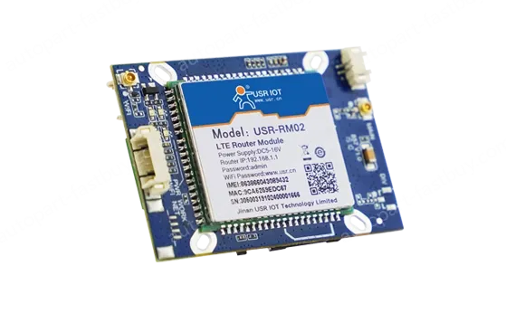 Single-network port 4G wireless router module