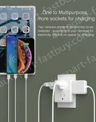 US Power Strip Wall Tap Socket