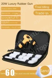 20W luxury glue gun + 60 glue stick + storage bag