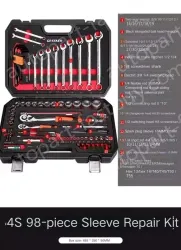 4S anti-drop 72-tooth bending handle 98-piece set