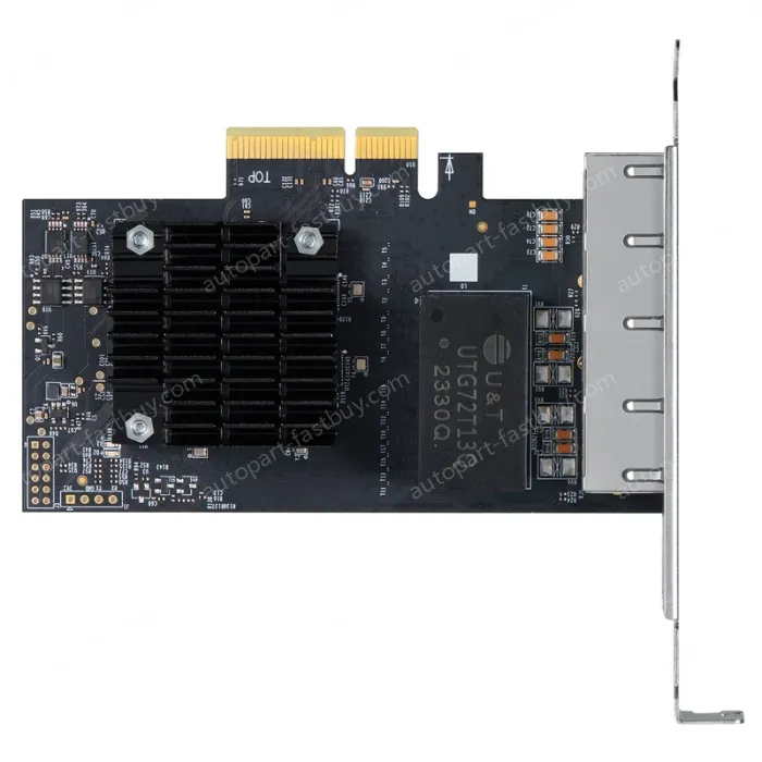 Four-port Gigabit PCIe network card