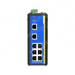 8 Ports 10/100M T(x) Din-Rail Managed Industrial Ethernet Switch