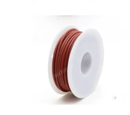 Silicone high temperature cable 30AWG Brown