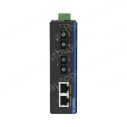 2 Ports 100M F(x) + 2 Ports 10/100M T(x) Din-Rail Unmanaged Industrial Ethernet Switch