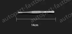 Stainless steel tweezers Straight round head (thick) 14cm