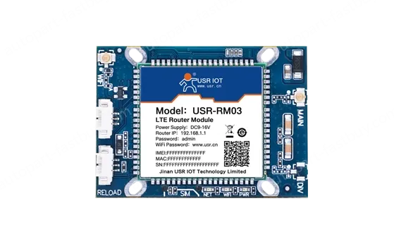 Dual-network port 4G wireless router module