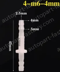 4-M6-4-Feed-through plastic connectors