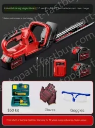 Industrial powerful single-edged 10-cell 5.0Ah two batteries and one charger