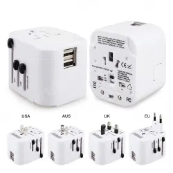 2USB travel adapte 303 KRUSB-WLG3328B