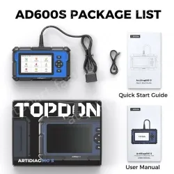 TOPDON Artidiag 600S AD600S Mid-level 4 System Diagnostic Scanner