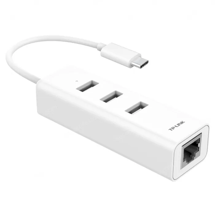 Type-C to USB 2.0 HUB &100M Ethernet adapter