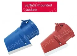 32A5 pole 400V surface mounting plug