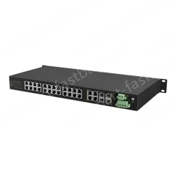 4 Ports Gigabit Combo + 24 Ports 10/100M T(x) Rack-mount Unmanaged Industrial Ethernet Switch
