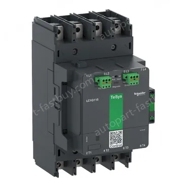 LC1G2254LSEA Contactor, high power, TeSys Giga, advanced version, 4 pole/NO, AC-1 <=440V 330A, 200-500VAC/DC coil