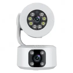 4MP-Full color night vision-Dual lens two-way voice camera