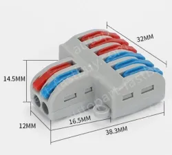 Quick terminal blocks-SPL-62 two in and six out