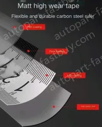 ABS anti-drop 5m ruler width 25mm-91315A