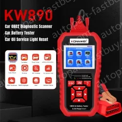 KW890 Automotive Fault Diagnosis Instrument Engine Fault Reading Fault Code Query Playback Function Testing Tools