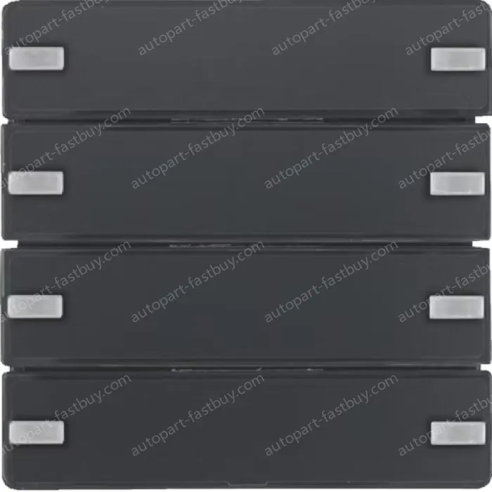 Push-button 4gang, + RGB LED, internal temp. sensor, KNX - Q.1/Q.3, ant.