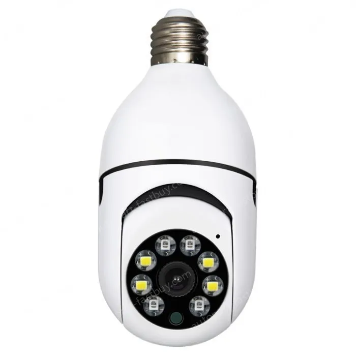 1080P-E27 lamp holder wireless WiFi full color light camera
