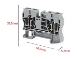ST10 Terminal Blocks Rail Spring Type 10 Square Cage Terminal Blocks Terminal Blocks