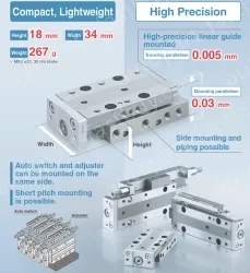 Air Slide Table MXJ Series MXJ16-10ZN