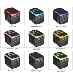 Hot sale world travel adapter KRUSB-WLG3304B