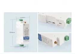 220V powered rail Cat 1 DTU