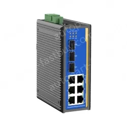 [3 Gigabit + 6 Gigabit Battery] ring network management industrial switch