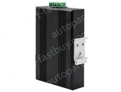 UOTEK 100M optical port to 2 electrical ports + RS232/485/422 Serial Device Server