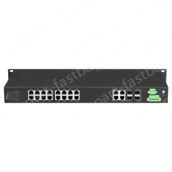 4 Ports Gigabit Combo + 16 Ports Gigabit RJ45 Rack-mount Unmanaged Industrial Ethernet Switch