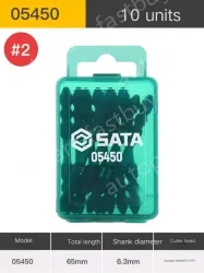 10Pcs double-ended cross #2 with total length 65mm-05450