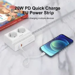 20W PD EU Power Strip