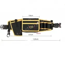 Hand drill bag + waist bag + mineral water hook