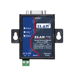 Rail/desktop serial server