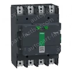 LC1G6304LSEA Contactor, high power, TeSys Giga 630, 4 pole/NO, AC-1 <=440V 1050A, 200-500VAC/DC coil