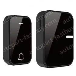 Waterproof one to one free self generating wireless doorbell, home 433 long-distance high volume alarm for the elderly